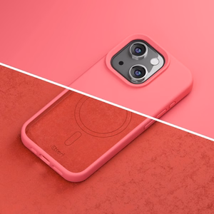 Etteri Silicone case for iPhone 15 6,1" raspberry