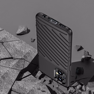 Thunder Case joustava panssaroitu suojus OnePlus Nord N20 5G musta