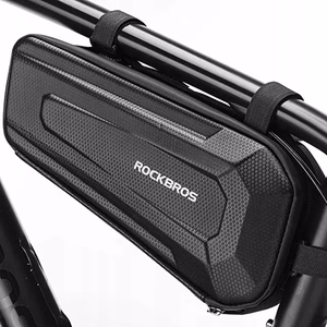 Rockbros B67 vedenpitävä polkupyörän runkolaukku - musta