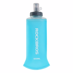 Rockbros 35210027001 pehmeä juoksupullo, 500 ml – vaaleansininen