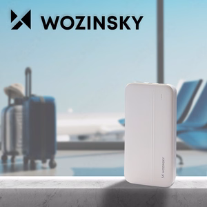 Wozinsky powerbank Li-Po 10000mAh 2 x USB valkoinen (WPBWE1)