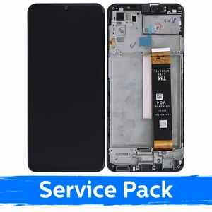 LCD-näyttö yhteensopiva Samsung M336 M33 5G / M236 M23 5G musta kehyksellä (Service Pack)