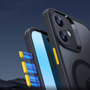 ESR Classic Pro Set Halolock MagSafe suojakuori iPhone 16 -puhelimelle - musta