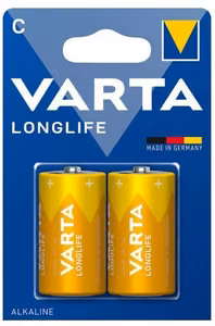 VARTA alkaliparisto R14 (Type C) Longlife 2 kpl