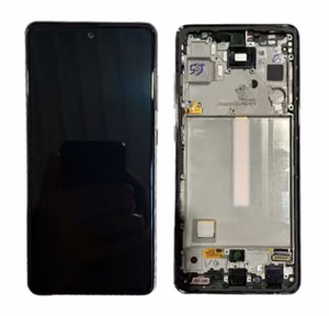 LCD screen Samsung A525/A526 A52 4G/5G 2021 with touch screen with frame Awesome White original (service pack)