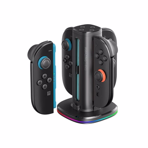 AmazingThing Thunder Pro PlayDock Laturi Nintendo Switch 2 -ohjaimille - musta