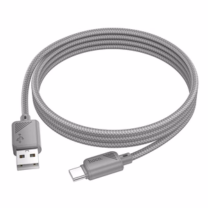 Hoco USB-A - USB-C -kaapeli 3A 1 m X113 - harmaa