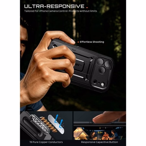 Supcase Unicorn Beetle Pro -suojakuori iPhone 18 Pro / 17 Pro – musta