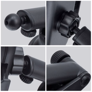 Car phone holder Forcell F-Grip Carbon Bracket mounting arm windshield / dashboard black