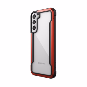 X-Doria Raptic Shield Pro suojakuori Samsung Galaxy S22+ 5G -laitteelle, antimikrobisella suojalla, punainen