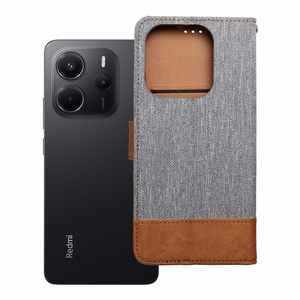 Flip case for Xiaomi Redmi NOTE 14 4G (GLOBAL - 163,25mm x 76,55mm x 8,16mm) Jeans Book gray