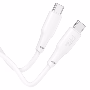 Hoco USB-C - USB-C -kaapeli 3A 100W 2 m X93 valkoinen