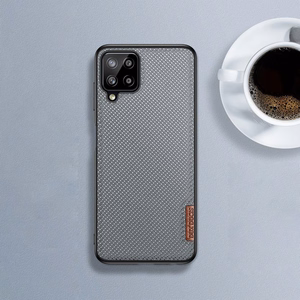 Dux Ducis Fino kotelo päällystetty nylon materiaalia Samsung Galaxy A22 4G musta