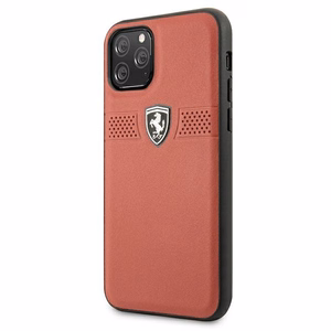 Ferrari FEOBAHCN58RE iPhone 11 Pro 5.8" punainen/punainen kovakotelo Off Track Nahka