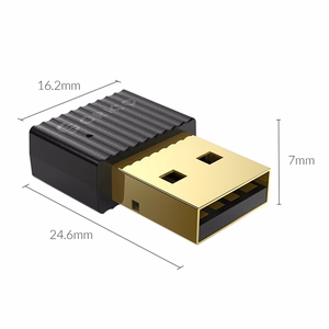 Orico BTA-53 Bluetooth 5.3 USB-A sovitin - musta