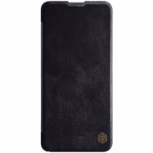 Nillkin Qin Asia Asia Xiaomi Redmi Note 11 Pro + (Kiina) / Redmi Note 11 Pro (Kiina) / Mi11i HyperCharge Camera Protector Holster Cover Flip Case Musta