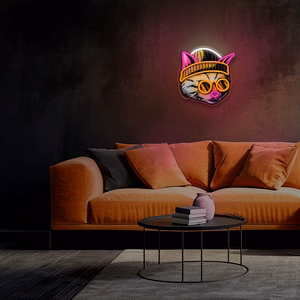 Neon ART LED CAT DREAMER moniväri FLA04 Forever Light