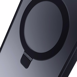 3mk Smoke Case Mag&Stand Suojakuori Apple iPhone 16 Plus:lle - läpinäkyvä