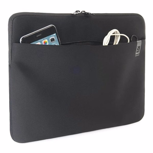 Tucano Top Second Skin protective laptop sleeve for MacBook Air 15-inch (M5/M4/M3/M2/2026-2023) / MacBook Pro 15-inch / 14-inch and 13-inch laptops, black