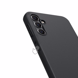 Nillkin Super Frosted Shield Suojakuori Samsung Galaxy A14 5G / Galaxy A14:lle musta