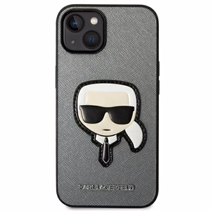 Karl Lagerfeld Saffiano Karl's Head Patch kotelo iPhone 14 Plus - hopea - hopea