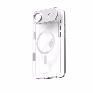 Moshi iGlaze MagSafe suojakuori iPhone Air -laitteelle, Luna Silver -värinen