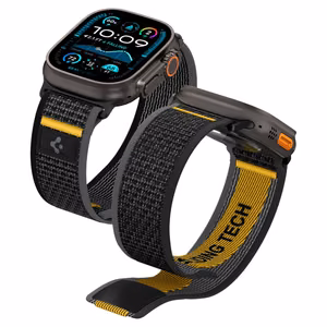 Spigen Athlex Air Apple Watch 6/7/8/9/10/SE/Ultra 1/2 (44/45/46/49 mm) Active musta