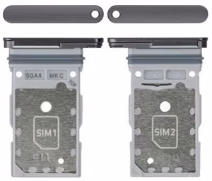 SIM-kortin pidike Samsung S711 S23 FE Graphite alkuperäinen (service pack)