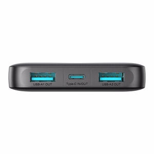 Powerbank Joyroom JR-PBF12 10000mAh 2.4A 2x USB-A 1x USB-C - musta