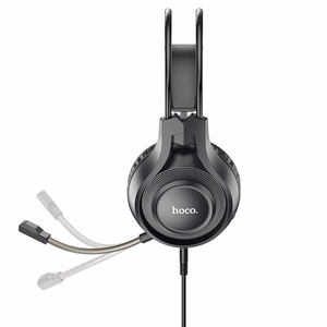 HOCO wire headphones Jack 3,5 mm with microphone W106 black