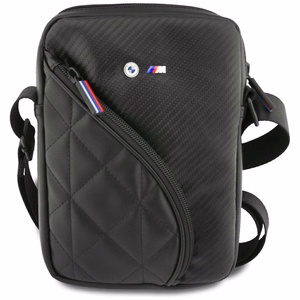 BMW Carbon Pockets & Metal Logo 8" Tablettilaukku - musta