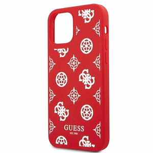 Guess GUHCP12LLSPEWRE iPhone 12 Pro Max 6.7" punainen/punainen kova kotelo Peony-mallisto
