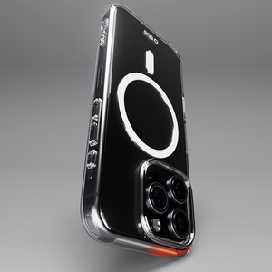 SBS Extreme Mag D3O MagSafe Suojakuori iPhone 16 Pro Max:lle - läpinäkyvä