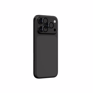 AmazingThing Linssilasi iPhone 17 Pro / Pro Max:lle harmaalla alumiinikehyksellä