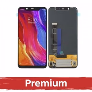LCD-näyttö yhteensopiva Xiaomi Mi 8 kanssa musta OEM