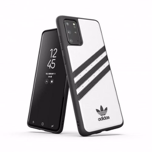 Adidas OR Moulded Case PU suojakuori Samsung Galaxy S20+ - valkoinen ja musta