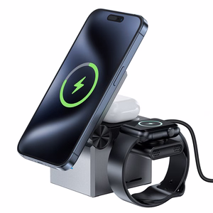 Acefast E18 Rubik's Cube 3 in 1 Inductive Charger - Black