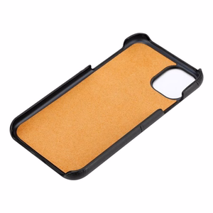 Crong Neat Cover suojakuori laitteelle iPhone 11 Pro, korttitaskuilla, musta