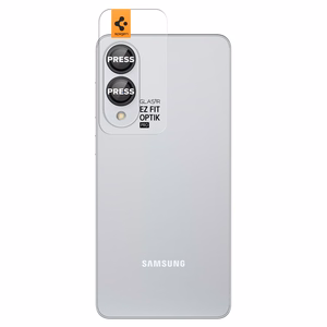 Spigen Optik Pro GLAS.TR Ez Fit 2-pack Kameransuoja Samsung Galaxy S25 Edge:lle - musta
