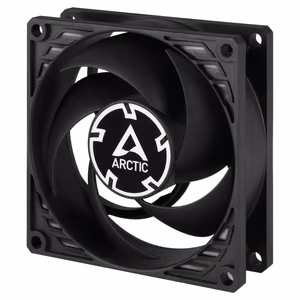 ARCTIC P8 PWM PST Pressure-Optimised Fan, 4-pin, 80mm, Black