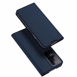 Dux Ducis Skin Pro Holster Cover Flip Cover Xiaomi Poco F4 5G:lle sininen sininen