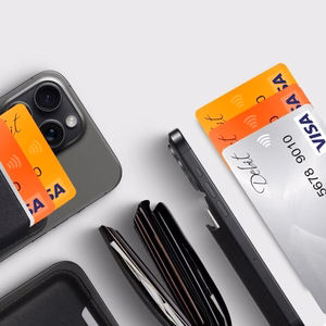 Tech-Protect MagWallet MagSafe Universaali Magneettinen Korttipidike Oranssi