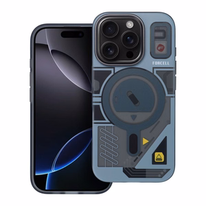 Suojakuori iPhone 16 PRO MAX:lle Forcell F-Protect Levels Dual Layer 4D MagSafe-yhteensopiva Military Drop-Test cyber grey