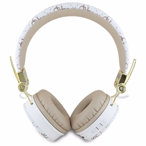Guess Bluetooth ENC GUBH70E4PTMH on-ear kuulokkeet valkoinen 4G Triangle Round Shape