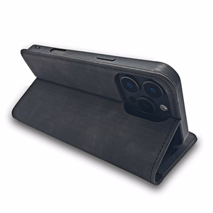 Smart Suede Suojakuori iPhone 17 Pro Max 6,9:lle musta
