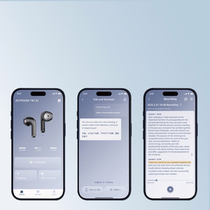 Joyroom JR-FB1 Funpods Bluetooth 6.0 In-Ear TWS Langattomat Kuulokkeet AI-toiminnoilla - Valkoinen