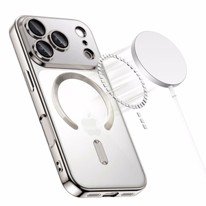 Tech-Protect MagFlex MagSafe Suojakuori iPhone 17 Pro Max -lle - kirkas hopeinen