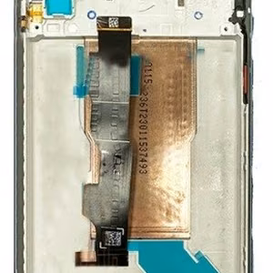 LCD screen Xiaomi Poco F5 5G with touch screen with frame Blue original (service pack)