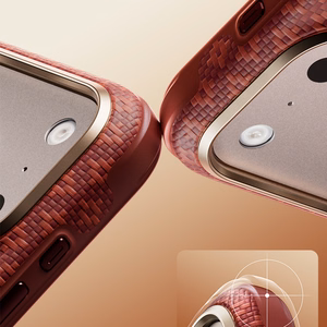 Benks ArmorGrid Edge X9 Air Navigator Kevlar-suojakuori (C.K.FL.AP.RD.X069) iPhone 18 Pro / 17 Pro -puhelimille, punainen (Sawy Red)