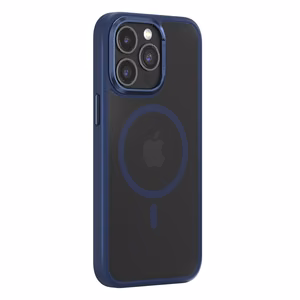 Comma Joy Elegant Mag -kuori iPhone 15 Plus sininen